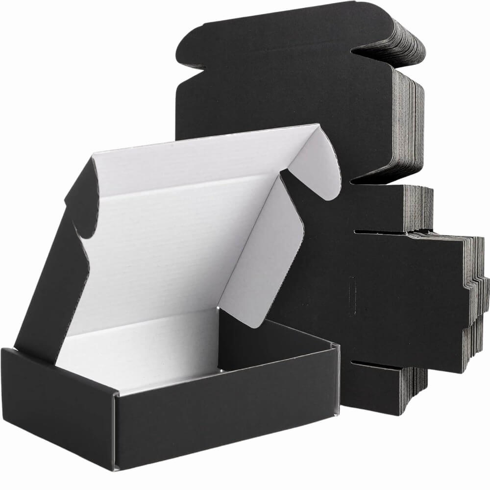 Black Mailer Box - 7.75x5.5x2.75 | Cardboard Boxes For Packaging