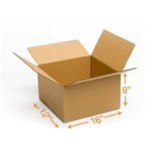 Standard Corrugated Cardboard Box 12 L x 9 W x 6 H-Inches 