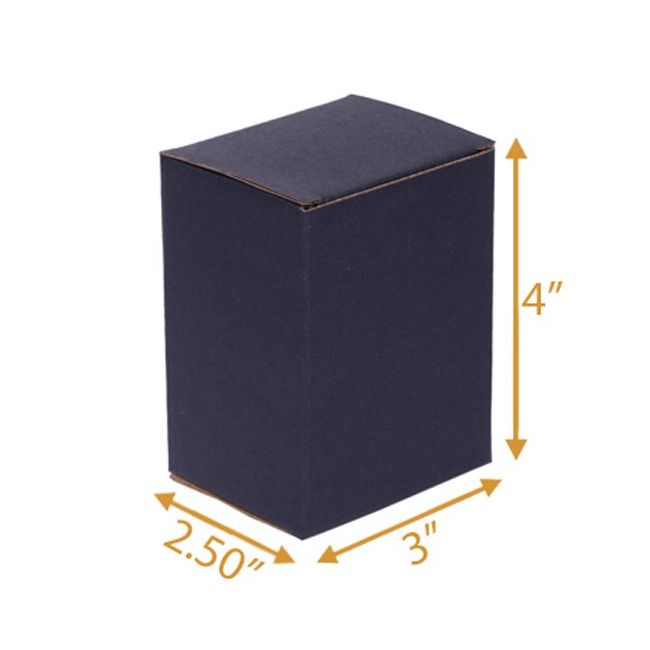 Black Folding Carton - 3x2.5x4 | Product Boxes, Gift Boxes