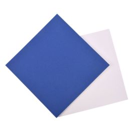 Blue Corrugated Cardboard Sheet - 4 X 4 Inch