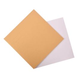 Gold Corrugated Cardboard Sheet - 4 X 4 Inch