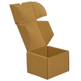 Colour Mailer Box - Gold - 4 x 4 x 1"