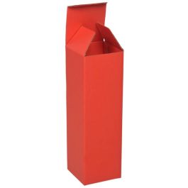 Reverse Tuck Box - Red Inside & Outside - 1.5 x 1.5 x 4 Inch