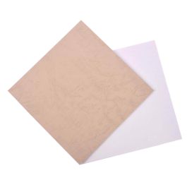 Leather Textured Corrugated Cardboard Sheet - 4 X 4 Inch