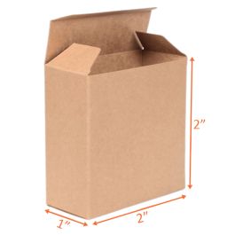 Kraft Folding Carton - 2 x 1 x 2 Inch