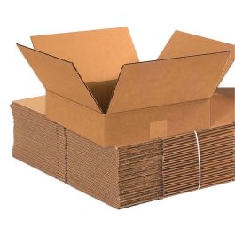 3 Ply Corrugated Cardboard Box - 4 x 4 x 3 Inch