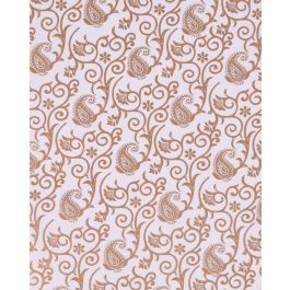 Golden Paisley garden Wrapping Paper