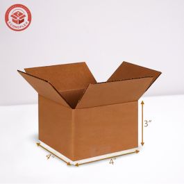 3 Ply Carton Boxes 4 x 4 x 3"