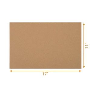 Corrugated Cardboard Sheet - Double Wall (5 Ply) - 11L X 17W Inch