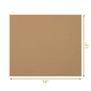 Corrugated Cardboard Sheet - Double Wall (5 Ply) - 12L X 14W Inch