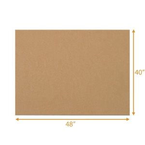 TOTALPACK® 40 x 48 Single Wall Corrugated Sheets 10 Units