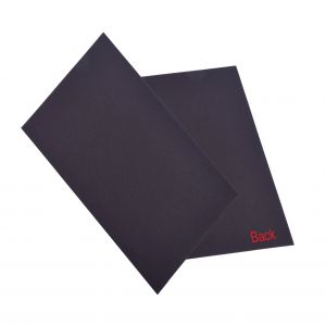 All Black Corrugated Sheet - 30 X 18 Inch