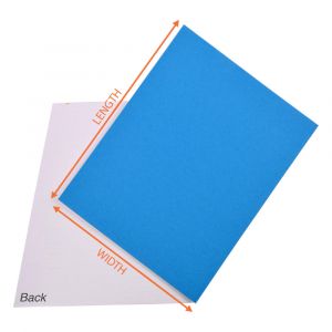 Light Blue Corrugated Sheet - 27 X 20 Inch