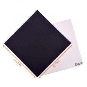 Textured Black Cardboard Sheets