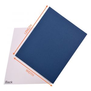 Textured Blue Corrugated Sheet - 38 X 19 Inch