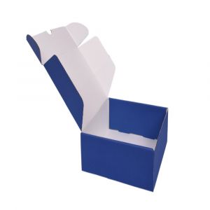 Mailer Box (Blue + White) - 24 x 18 x 6 Inch