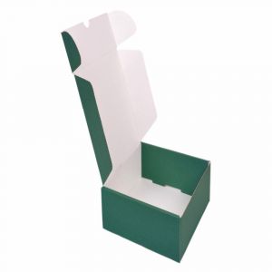 Mailer Box (Green + White) - 24 x 18 x 6 Inch