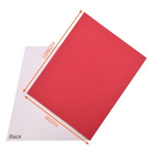 Textured Red Corrugated Sheet - 29 X 18 Inch
