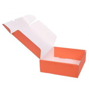 Mailer Box (Orange + White) - 24 x 18 x 6 Inch