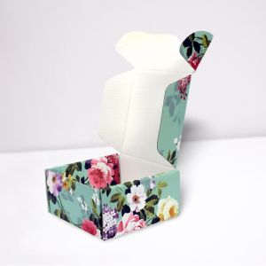 Aqua Blossom Mailer Box