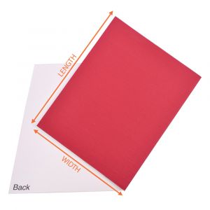 Red Corrugated Sheet - 37 X 19 Inch