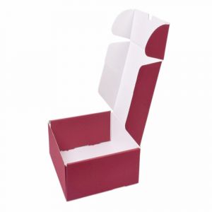Mailer Box (Red + White) - 24 x 18 x 6 Inch