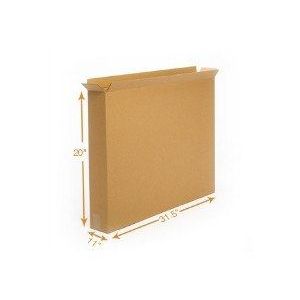 5 Ply Corrugated Cardboard Box - Double Wall - 31.5 x 20 x 11 Inch