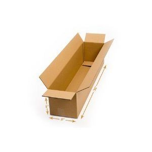 5 Ply Corrugated Cardboard Box - Double Wall - 36 x 8 x 8 Inch