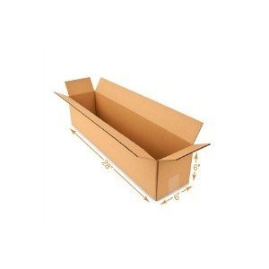 Corrugated Cardboard Box - Triple Wall (7 Ply) - 28 x 6 x 6 Inch
