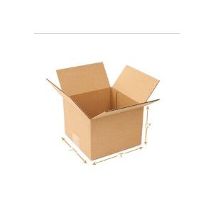 5 Ply Corrugated Cardboard Box - Double Wall - 7 x 7 x 5 Inch