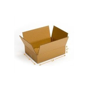 5 Ply Corrugated Cardboard Box - Double Wall - 24 x 18 x 4 Inch