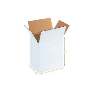 White 7 Ply Corrugated Cardboard Box - Triple Wall - 20 x 8 x 50 Inch
