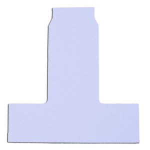 White T-Folder Box - Single Wall (3 Ply) - 7L X 5.5W X 2.75H Inch
