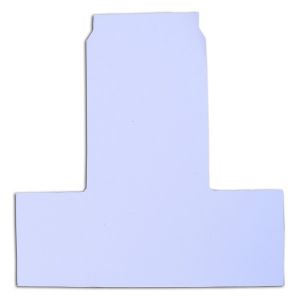 White T-Folder Box - Single Wall (3 Ply) - 12.25L X 10W X 2.75H Inch