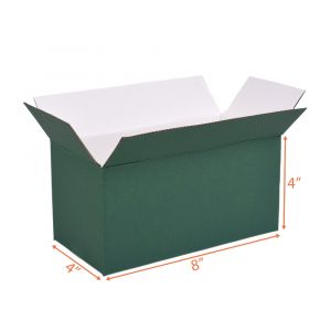 green cardboard box