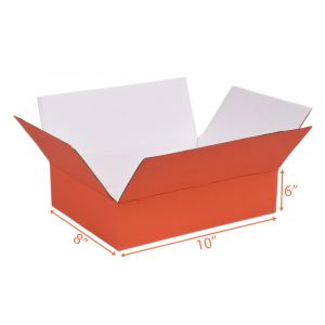 orange cardboard box