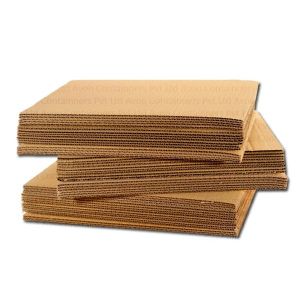 Corrugated Cardboard Sheet - Single Wall (3 Ply) - 36L X 36W Inch