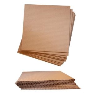 Corrugated Cardboard Sheet - Single Wall (3 Ply) - 14L X 14W Inch