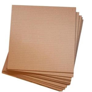 Corrugated Cardboard Sheet - Single Wall (3 Ply) - 12L X 12W Inch