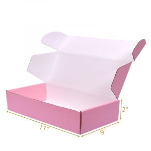 pink color shipping box