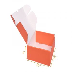 orange cardboard box