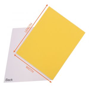 Yellow Corrugated Sheet - 39 X 22 Inch