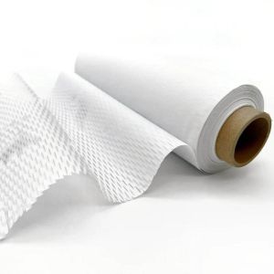 White Honeycomb Paper Bubble Wrap 15 Inch x 10 Meters | Packing Roll India