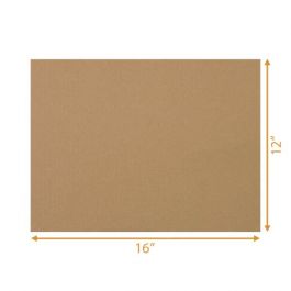 Corrugated Cardboard Sheet - Single Wall (3 Ply) - 12L X 16W Inch