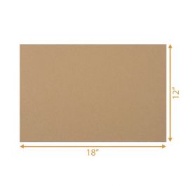 Corrugated Cardboard Sheet - Single Wall (3 Ply) - 12L X 18W Inch