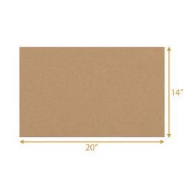 Corrugated Cardboard Sheet - Single Wall (3 Ply) - 20L X 14W Inch