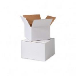 White 3 Ply Corrugated Cardboard Box - 3 x 2 x 3 Inch