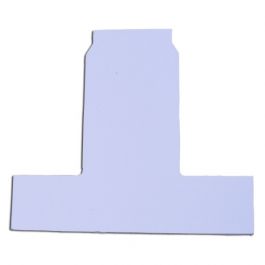 White T Folder Box - Single Wall (3 Ply) - 10L X 6W X 3.5H Inch
