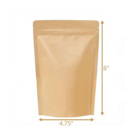 Stand Up Pouch (Zip Lock) - 8W X 4.75H Inch (200 gm)