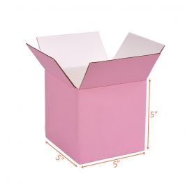 pink corrugated box